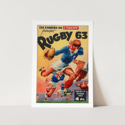 Rugby 63 Art Print