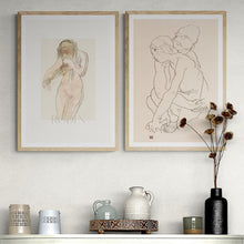Load image into Gallery viewer, Study of Nude by Auguste Rodin PFY Art Print