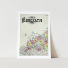 Load image into Gallery viewer, Sanborn Fire Insurance Map Brooklyn Art Print