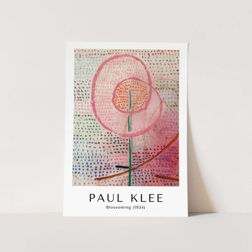 Blossoming by Paul Klee Art Print