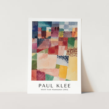 Motif from Hammamet by Paul Klee Art Print