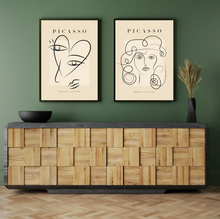 Load image into Gallery viewer, Heart Face by Picasso Art Print