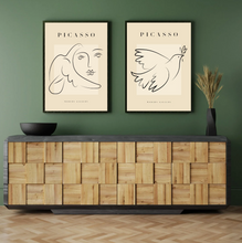 Load image into Gallery viewer, Dove and Face by Picasso Art Print