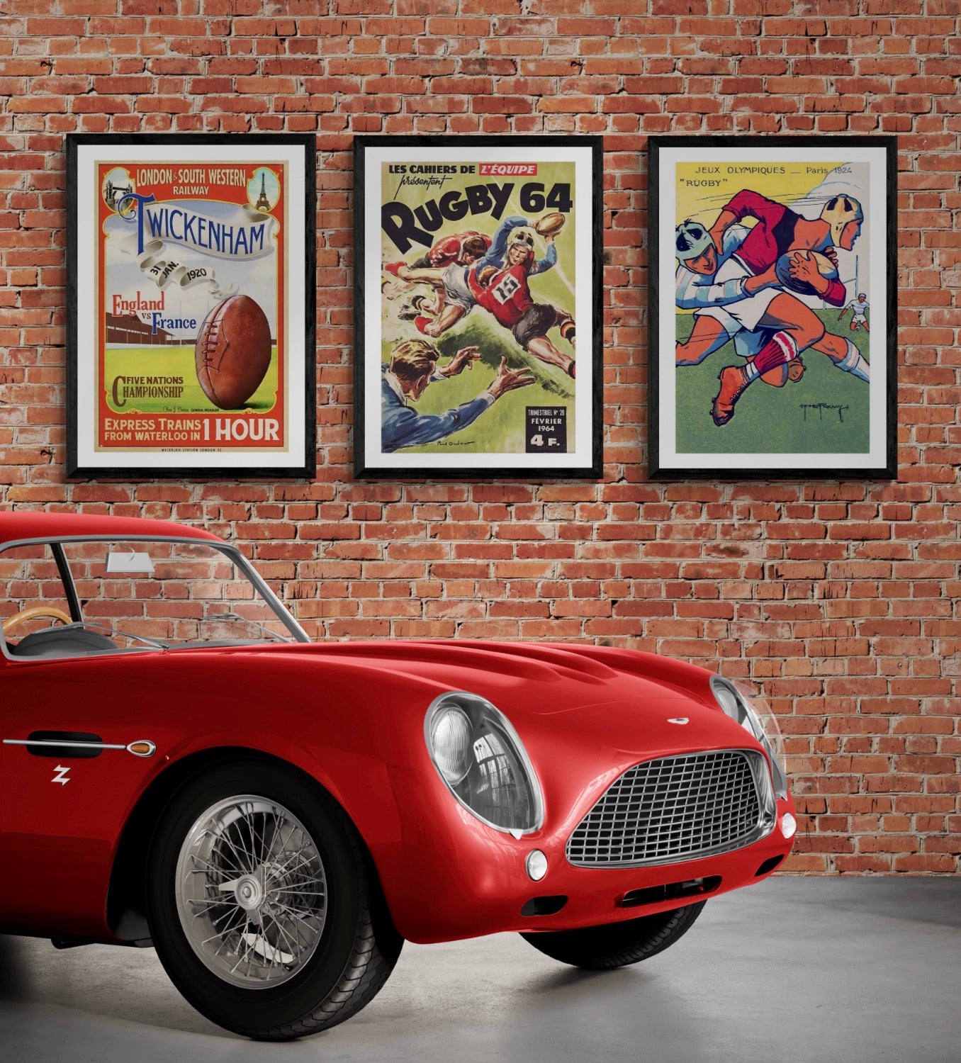 England vs France Rugby 1920 Twickenham Art Print England vs France Rugby 1920 Twickenham Art Print