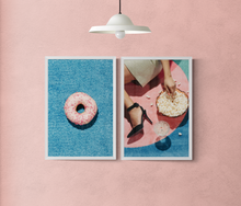 Load image into Gallery viewer, Donut on Blue PFY Art Print