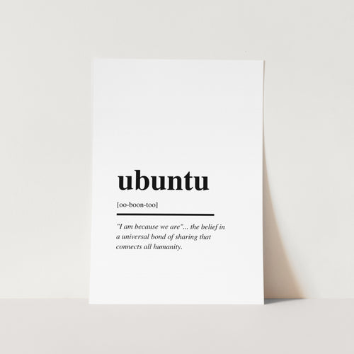 Ubuntu Art Print