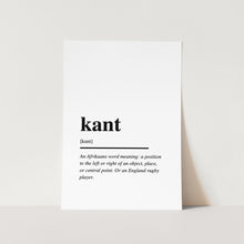 Load image into Gallery viewer, Kant Art Print