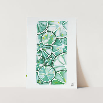 Limes by Jenna Art Print