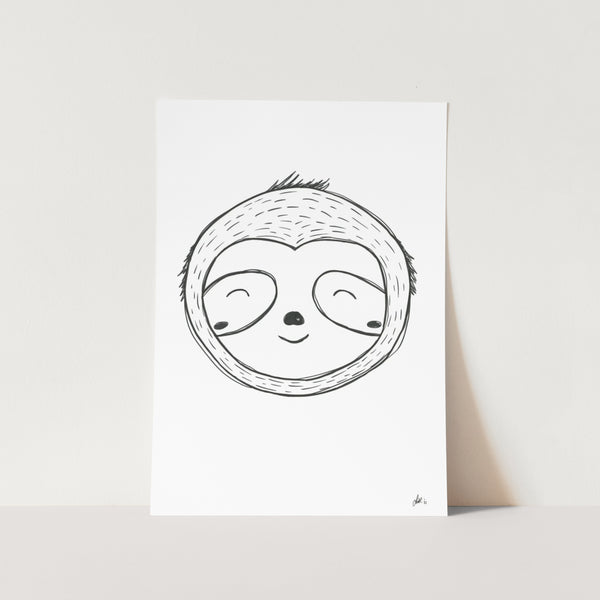 Sloth by Lor Art Print