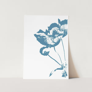 Poppy Silhouette Art Print