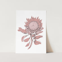 Load image into Gallery viewer, Protea Silhouette Art Print