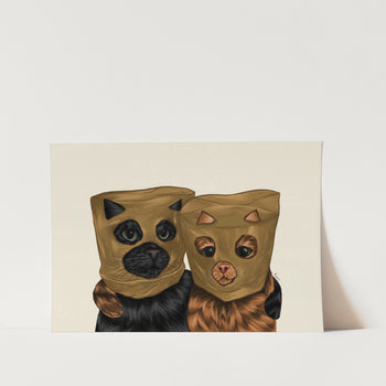 Pawtners in Crime PFY Art Print