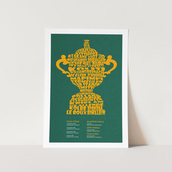 2023 Rugby World Cup Champions Art Print
