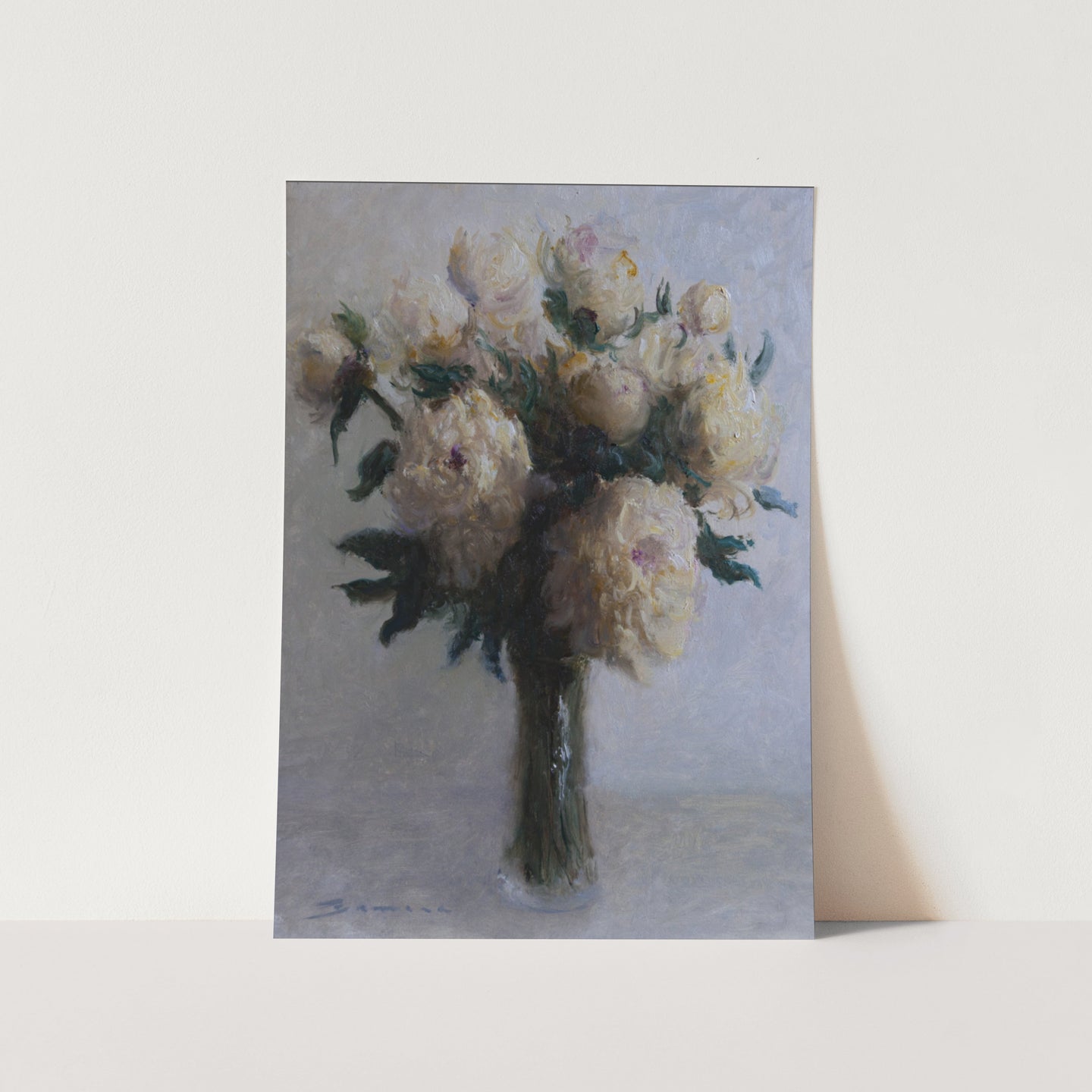 White Viridian Harmony PFY Art Print