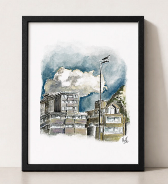 View From The Promenade Art Print