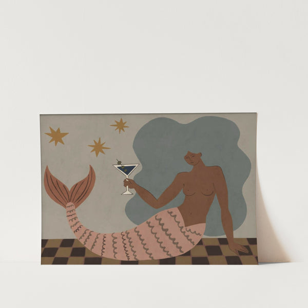 Mermaid Martini PFY Art Print