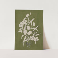 Load image into Gallery viewer, Green Botanical Bouquet PFY Art Print