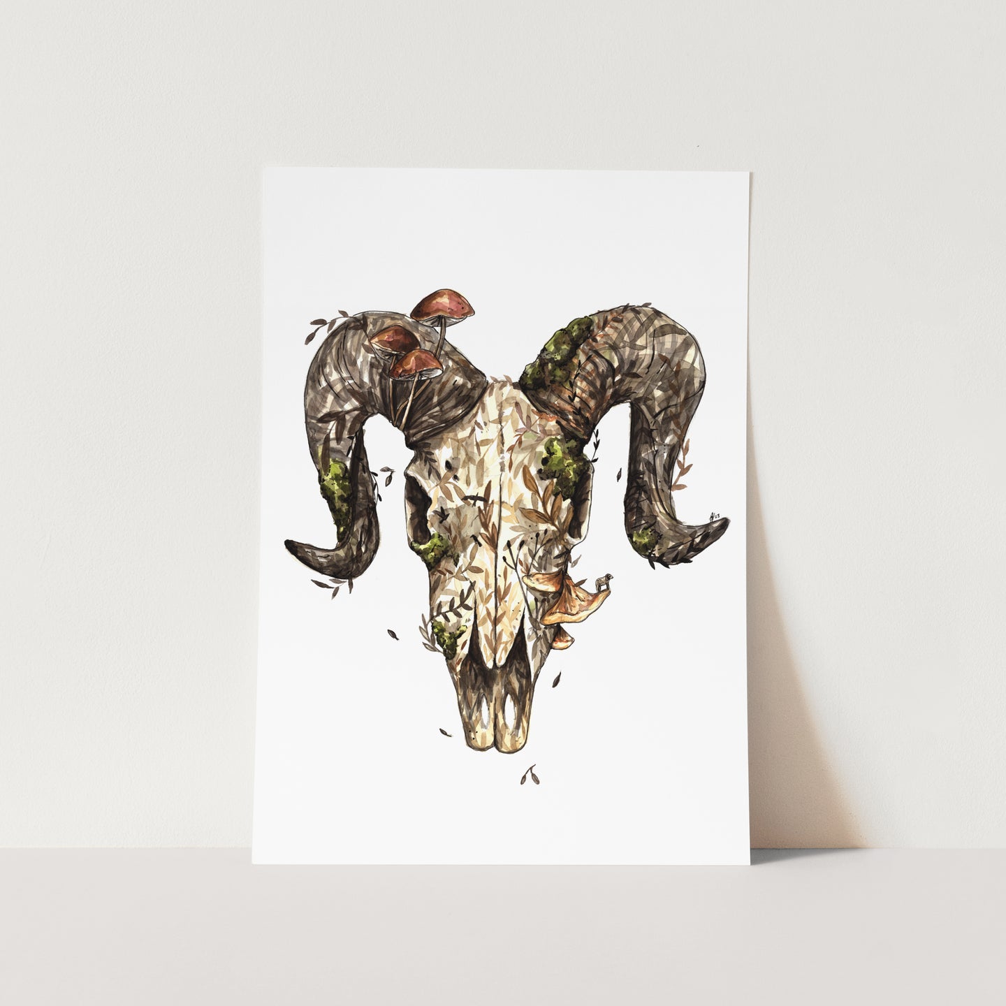 Scull Art Print