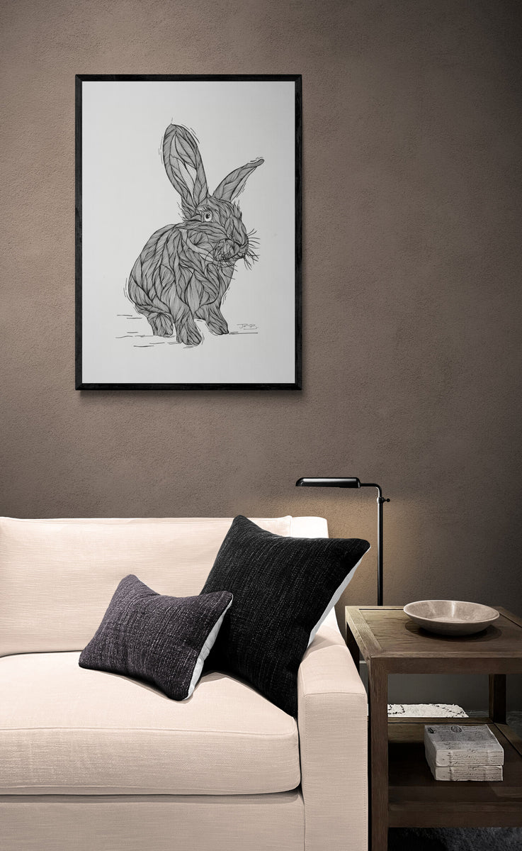 Nifty Rabbit Rabbit 2 Art Print