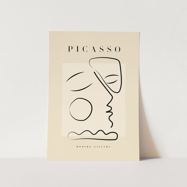 Shaped Face by Picasso Art Print