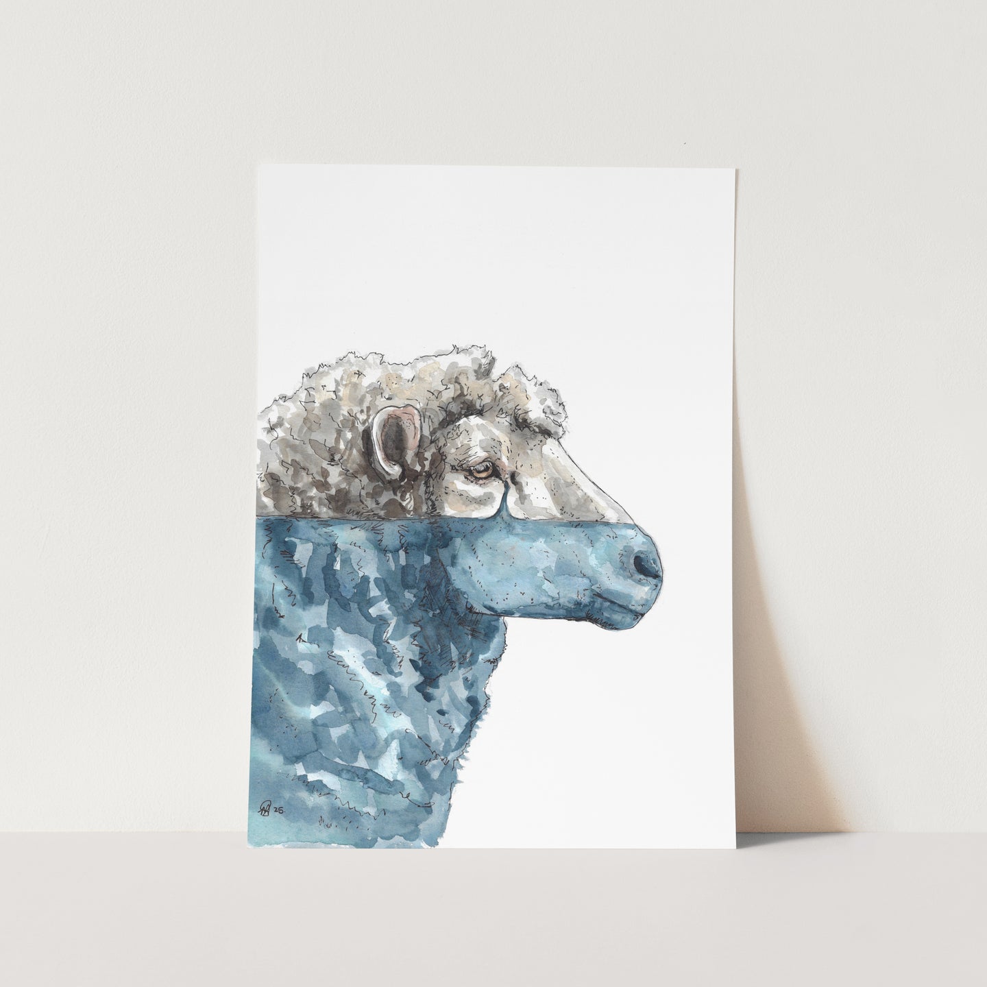 Trapped at Sea Art Print