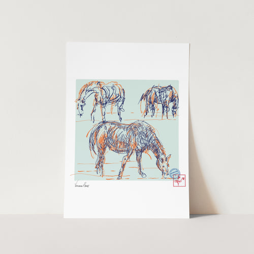 Silent Gallop 01 Art Print
