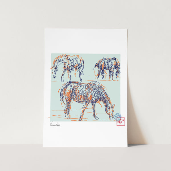 Silent Gallop 01 Art Print