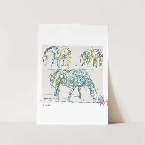 Silent Gallop 02 Art Print