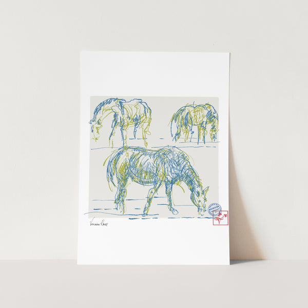 Silent Gallop 02 Art Print
