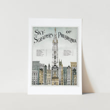 Load image into Gallery viewer, Sky Scrapers of Philadelphia Travel Art Print