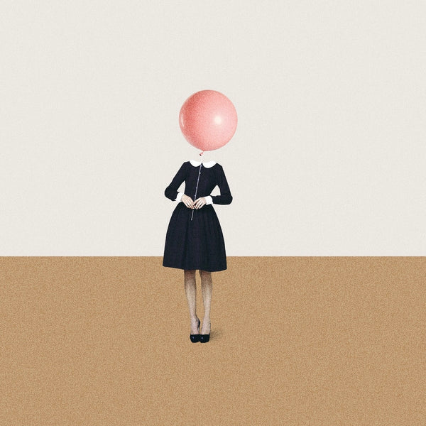 Smart Casual Pink Balloon PFY Art Print