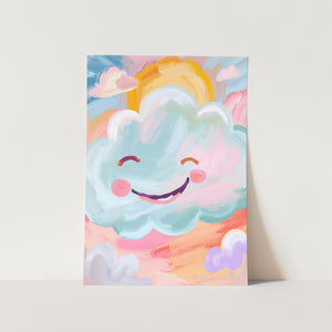 Smiling Cloud PFY Art Print