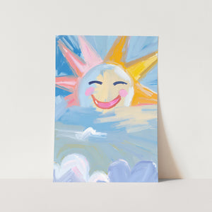 Smiling Sun PFY Art Print