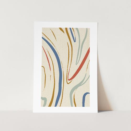 Soulful Strokes Art Print