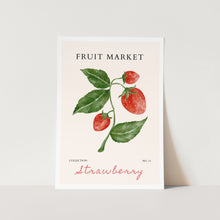 Load image into Gallery viewer, Strawberry Market Art Print