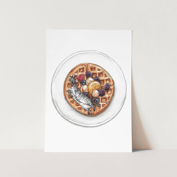Stripes & Syrup Art Print