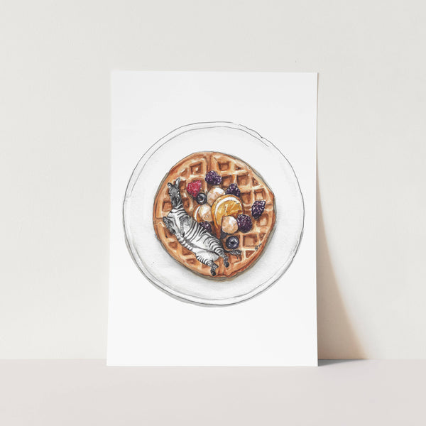 Stripes & Syrup Art Print