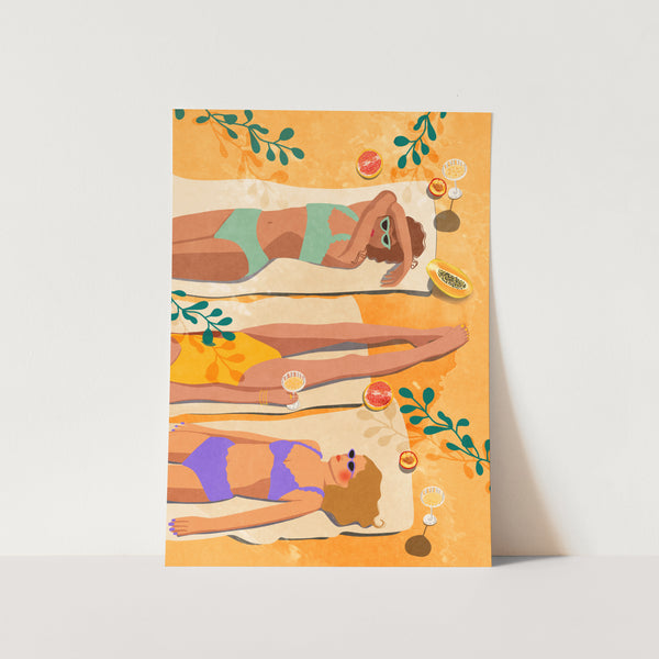 Summer Girls PFY Art Print