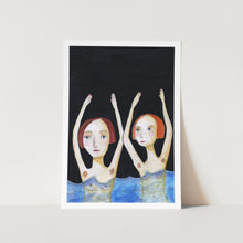 Load image into Gallery viewer, Swimming Girls PFY Art Print