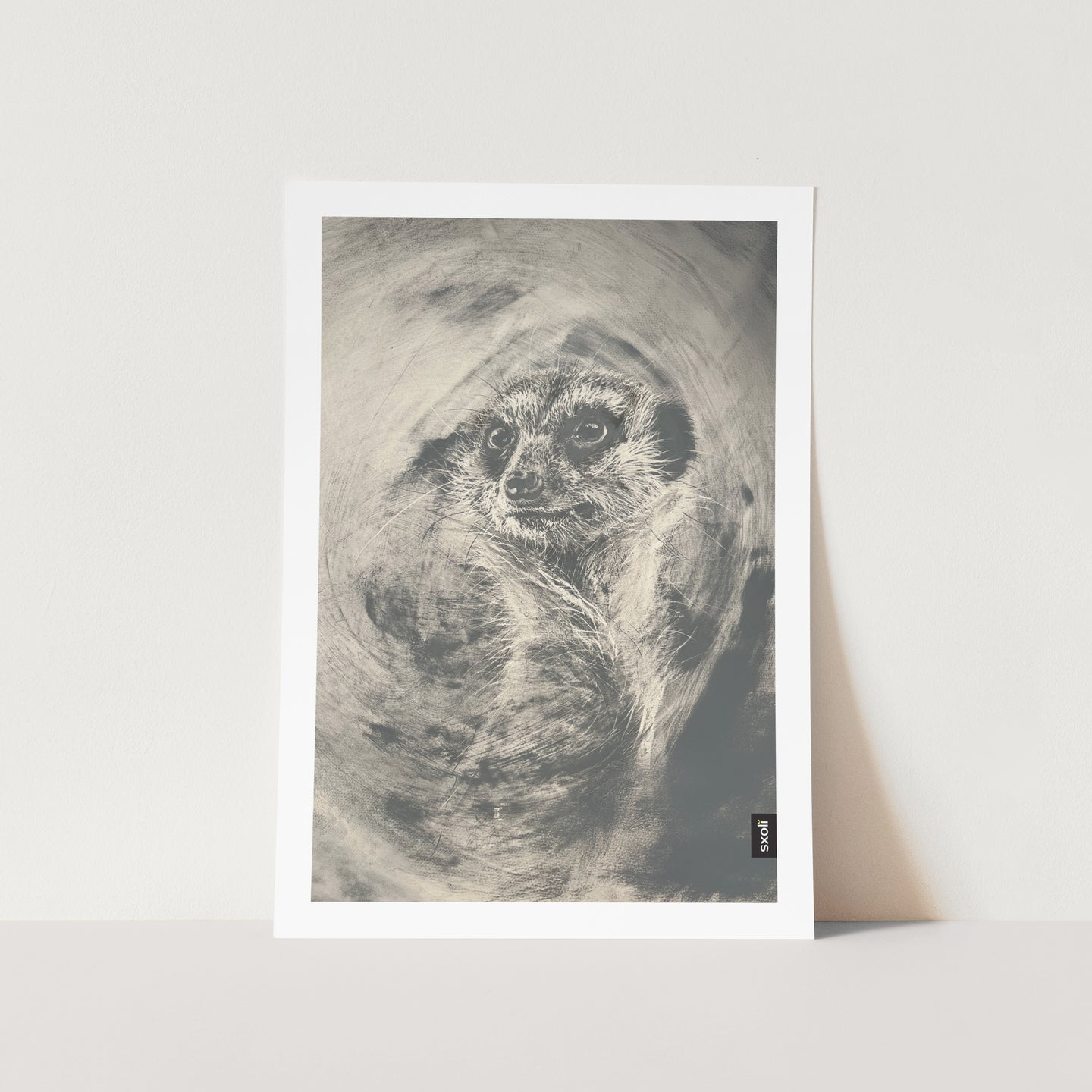 Sxoli Meerkat Art Print