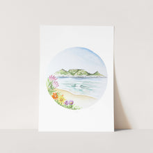 Load image into Gallery viewer, Table Mountain Wave Round Art Print
