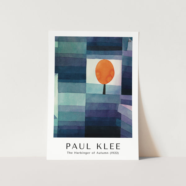 The Harbinger of Autumn by Paul Klee Art Print