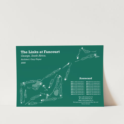 The Links at Fancourt Golf Art Print
