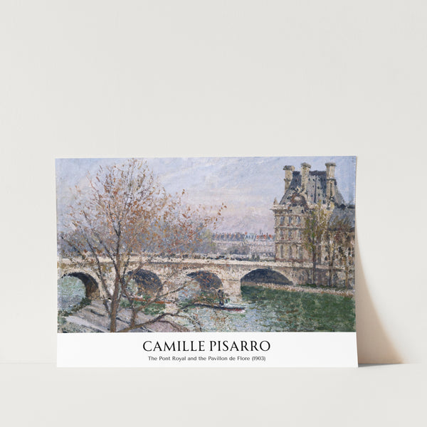 The Pont Royal and the Pavillon de Flore Art Print
