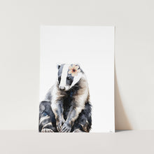 Load image into Gallery viewer, The Honey Badger And The Flower 02 Art Print