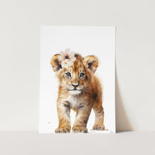 Load image into Gallery viewer, The Lion And The Flower 03 Art Print