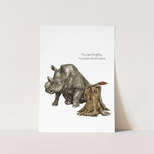 The Tree Remembers Art Print
