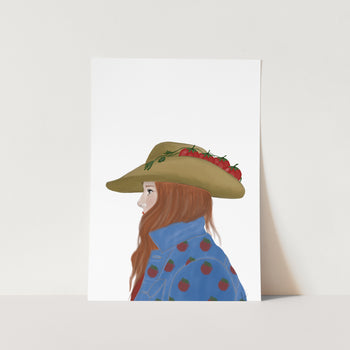 Tomato Cowgirl Art Print