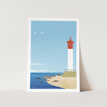 Load image into Gallery viewer, Umhlanga Lighthouse by Henry Rivers Art Print