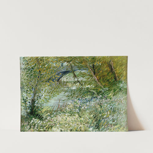 Vincent Van Gogh's River Bank In Springtime (1887)